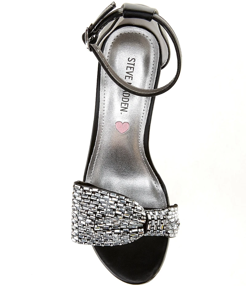 Steve Madden Girls' J-Abigal Rhinestone Bow Dress Sandals (Youth)