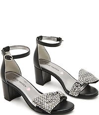 Steve Madden Girls' J-Abigal Rhinestone Bow Dress Sandals (Youth)
