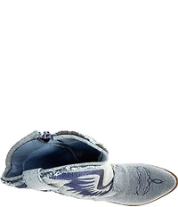 Steve Madden Girls' J-Albany Denim Western Boots (Youth)