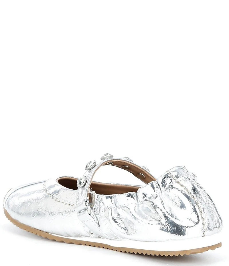 Steve Madden Girls' J-Anaya Rhinestone Embellished Mary Janes (Youth)