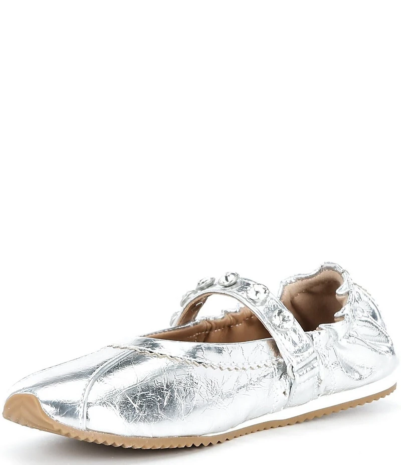 Steve Madden Girls' J-Anaya Rhinestone Embellished Mary Janes (Youth)