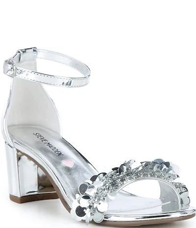 Steve Madden Girls' J-Carrson Sequin Dress Sandals (Youth)
