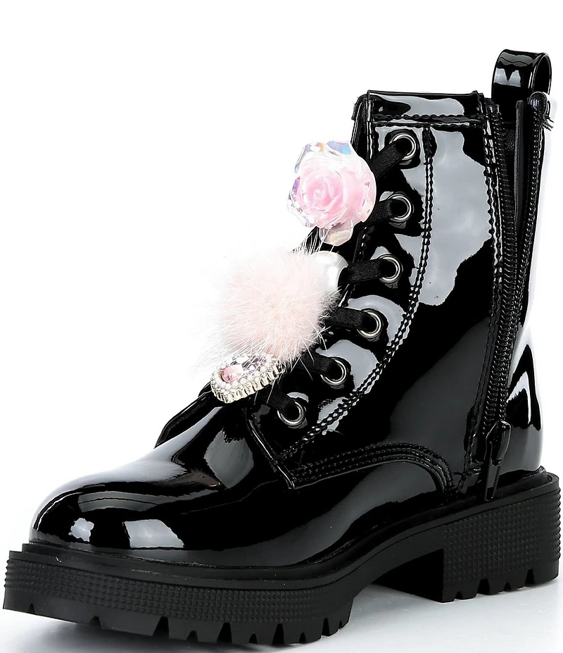 Steve Madden Girls' J-Charms Moto Boots (Youth)