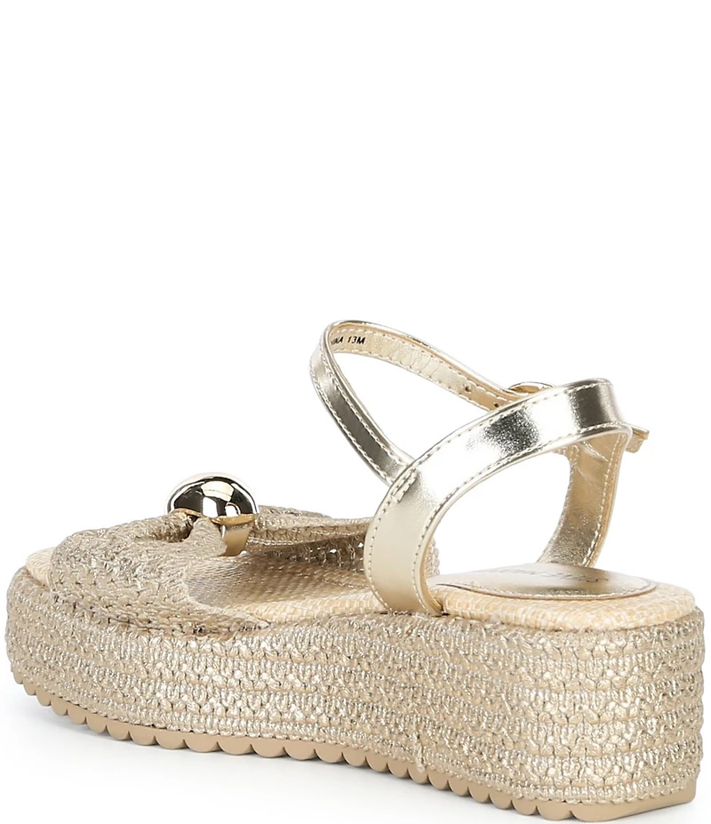 Steve Madden Girls' J-Chayna Ornamented Wedge Sandals (Youth)