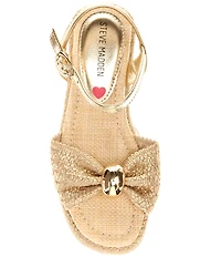 Steve Madden Girls' J-Chayna Ornamented Wedge Sandals (Youth)