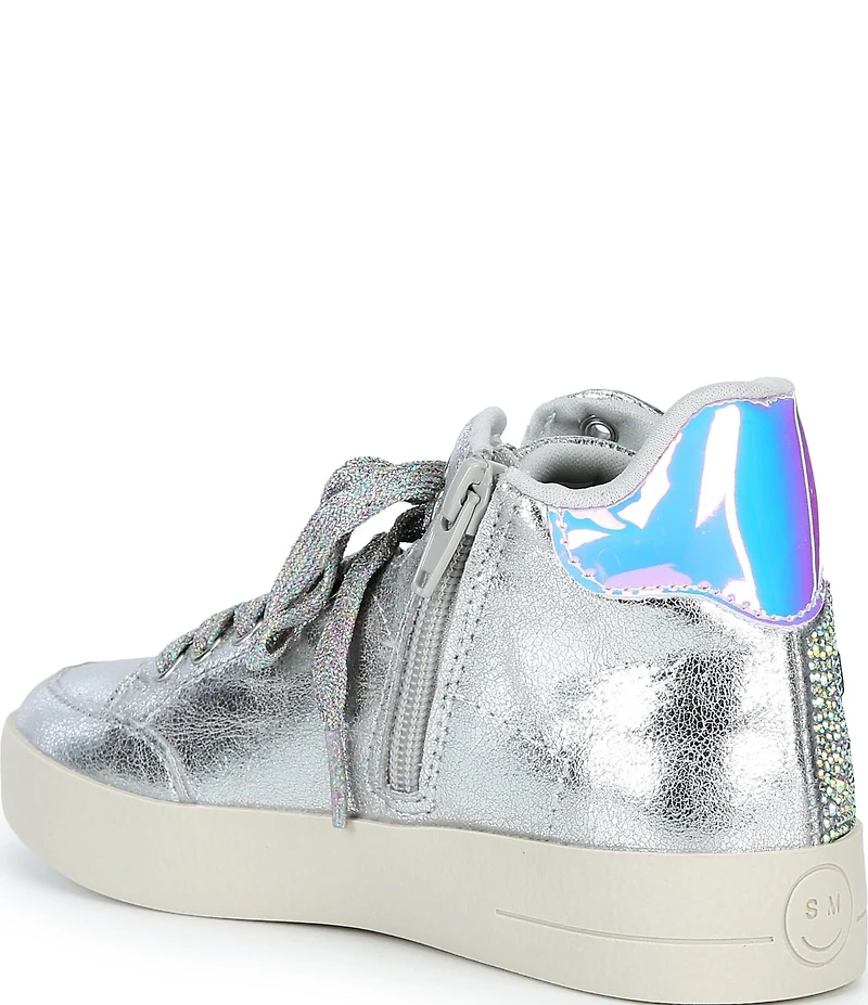 Steve Madden Girls' J-Delight Rhinestone Patch Embellished Sneakers (Youth)