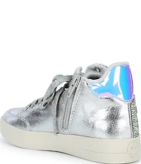 Steve Madden Girls' J-Delight Rhinestone Patch Embellished Sneakers (Youth)