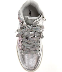 Steve Madden Girls' J-Delight Rhinestone Patch Embellished Sneakers (Youth)