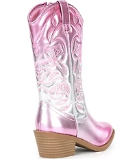 Steve Madden Girls' J-Dollie Metallic Ombre Western Boots (Youth)