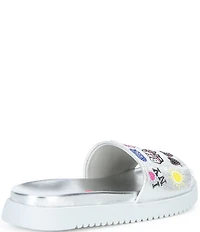 Steve Madden Girls' J-Fifii Novelty Graphic Slide Sandals (Youth)