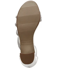 Steve Madden Girls' J-Haze Embellished Strappy Ankle Wrap Dress Sandals (Youth)