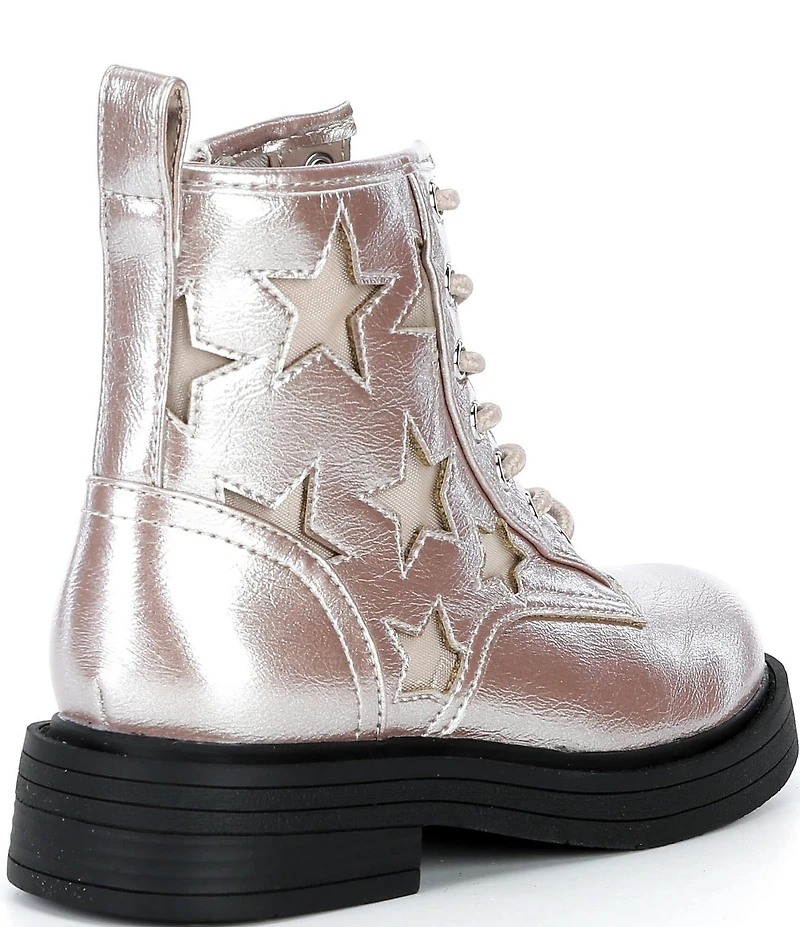 Steve Madden Girls' J-Iconic Star Combat Boots (Youth)