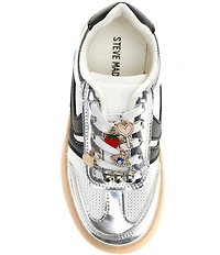 Steve Madden Girls' J-Jersey Charm Ornamented Platform Sneakers (Youth)
