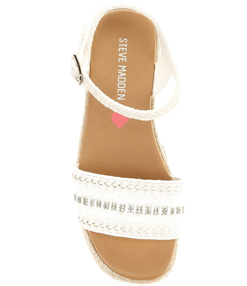Steve Madden Girls' J-Kiko Embellished Wedge Sandals (Youth)