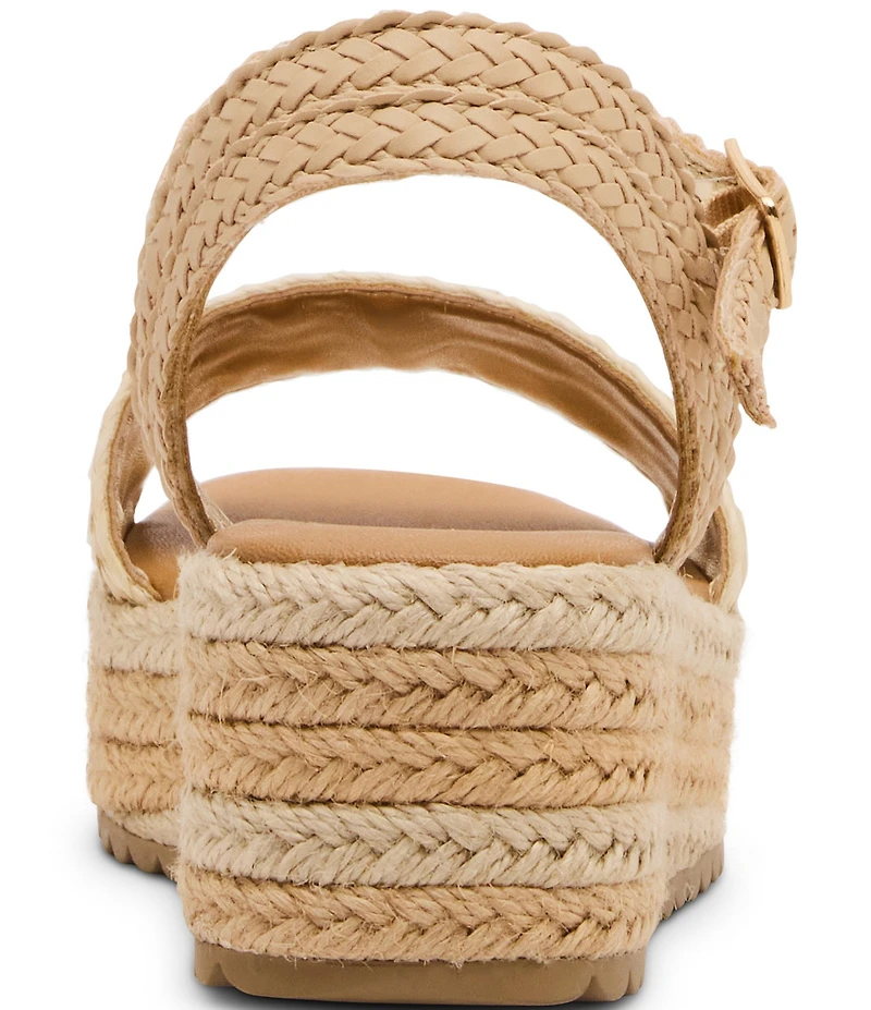Steve Madden Girls' J-Kiko Raffia Wedge Sandals (Youth)
