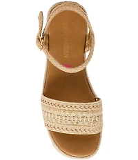 Steve Madden Girls' J-Kiko Raffia Wedge Sandals (Youth)