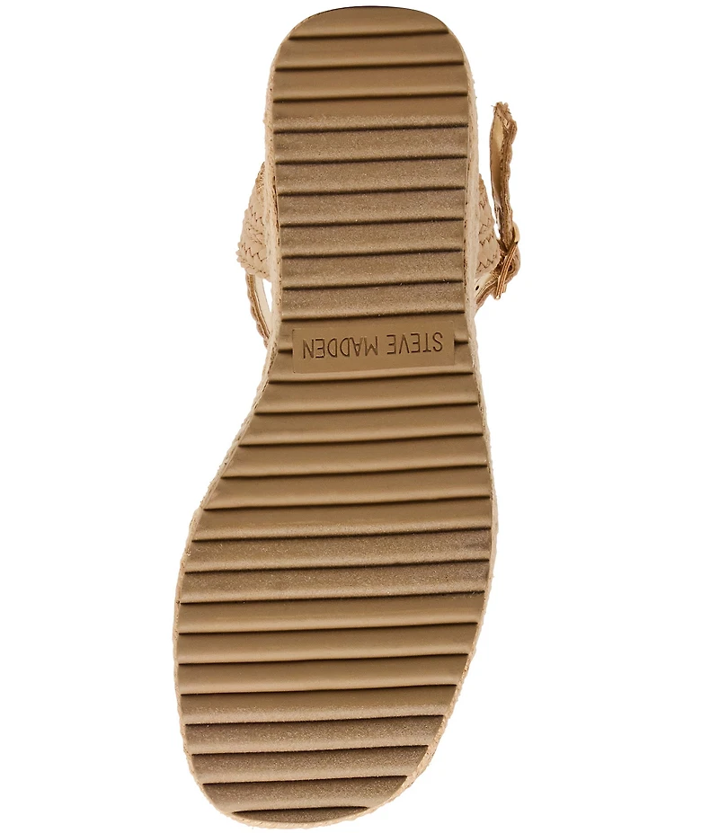 Steve Madden Girls' J-Kiko Raffia Wedge Sandals (Youth)