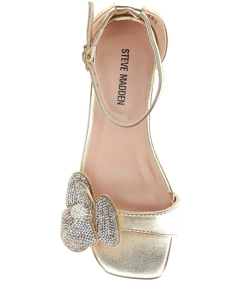 Steve Madden Girls' J-Kindra Floral Ornament Dress Sandals (Youth)