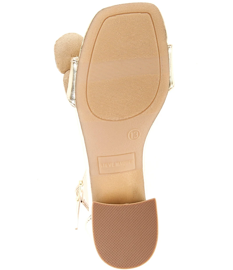 Steve Madden Girls' J-Kindra Floral Ornament Dress Sandals (Youth)