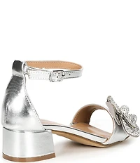 Steve Madden Girls' J-Kindra Floral Ornament Dress Sandals (Youth)