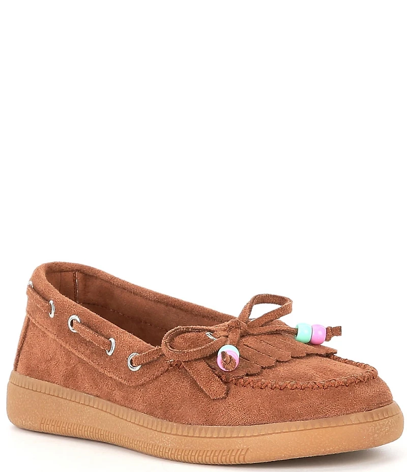 Steve Madden Girls' Krisp Kiltie Bow Detail Moccasins (Youth)