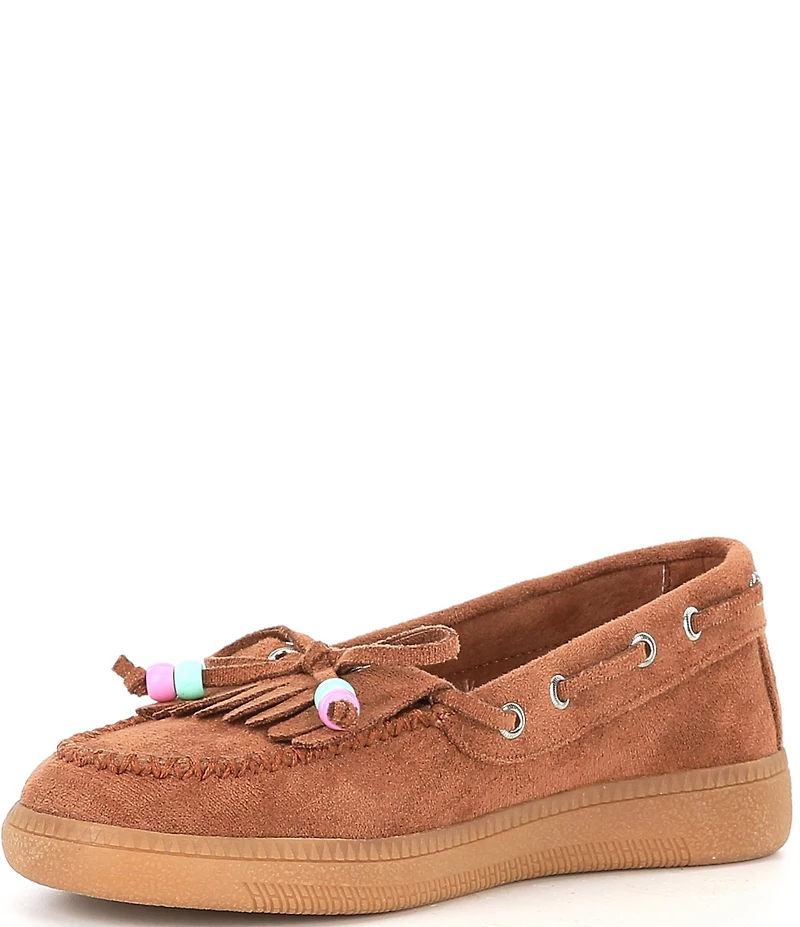 Steve Madden Girls' Krisp Kiltie Bow Detail Moccasins (Youth)