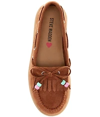 Steve Madden Girls' Krisp Kiltie Bow Detail Moccasins (Youth)
