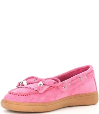 Steve Madden Girls' Krisp Kiltie Bow Detail Moccasins (Youth)