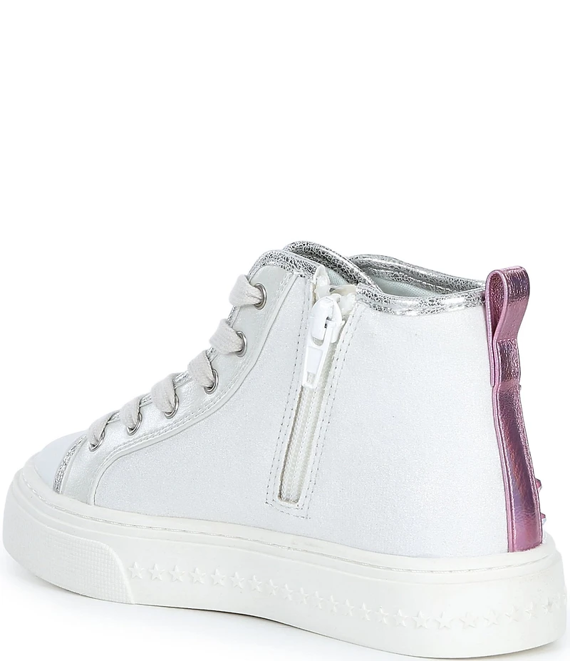 Steve Madden Girls' J-Laurisa Rhinestone Hi Top Sneakers (Youth)
