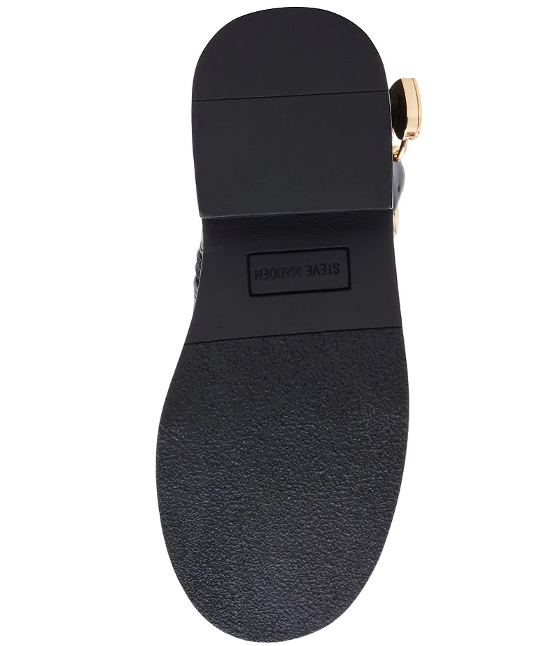 Steve Madden Girls' J-Locket Hardware Moto Boots (Youth)