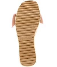 Steve Madden Girls' J-Lucille Gingham Bow Espadrille Wedge Sandals (Youth)