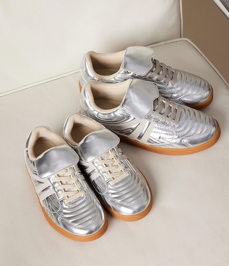 Steve Madden Girls' J-Madridd Metallic Leather Sneakers (Youth)