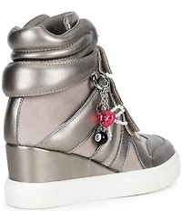 Steve Madden Girl's J-Mavis High Top Wedge Sneakers (Youth)