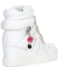 Steve Madden Girl's J-Mavis High Top Wedge Sneakers (Youth)