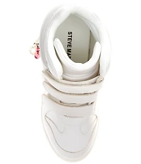 Steve Madden Girl's J-Mavis High Top Wedge Sneakers (Youth)