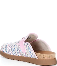 Steve Madden Girls' J-Mazie Floral Buckle Woven Clogs (Youth)