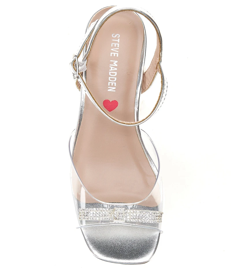 Steve Madden Girls' J-Merry Bow Embellished Dress Sandals (Youth)