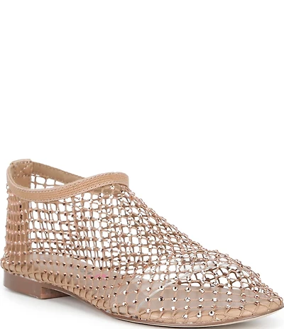 Steve Madden Girls' J-Mino Rhinestone Embellished Flats (Youth)
