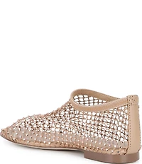 Steve Madden Girls' J-Mino Rhinestone Embellished Flats (Youth)