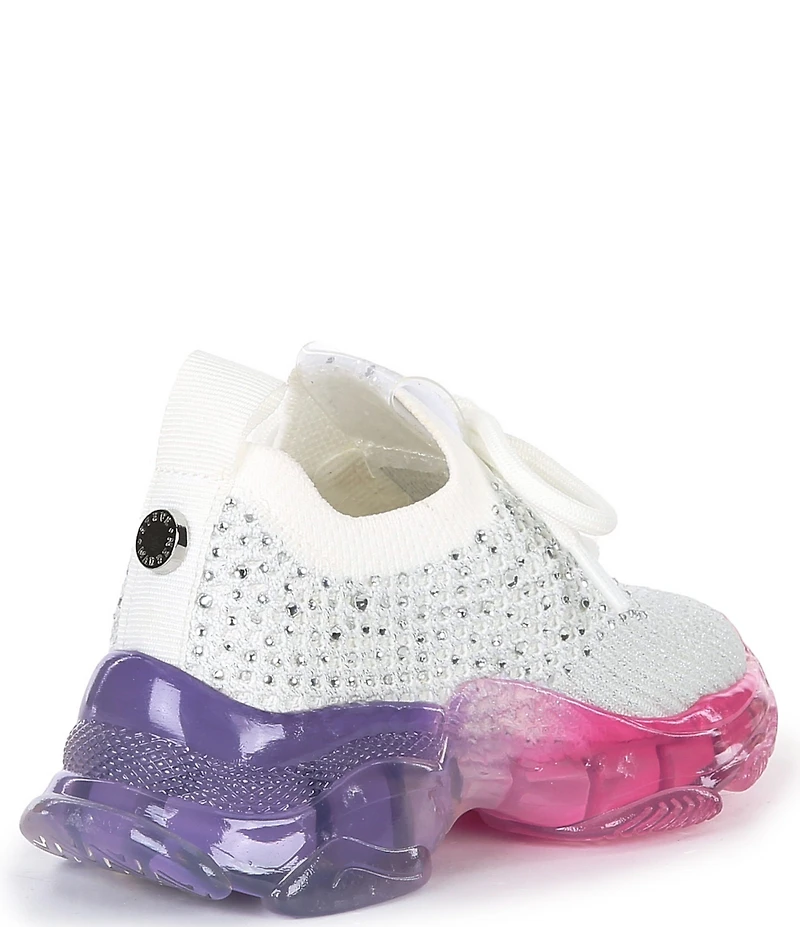 Steve Madden Girls' T-Miss Ombre Sole Rhinestone Wedge Sneakers (Toddler)