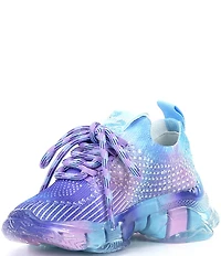 Steve Madden Girls' J-Miss Ombre Rhinestone Wedge Sneakers (Toddler)