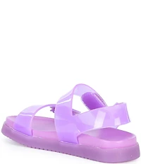 Steve Madden Girls' J-Mona-J Jelly Hook-and-Loop Sandals (Toddler)