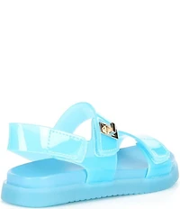 Steve Madden Girls' J-Mona-J Jelly Hook-and-Loop Sandals (Toddler)