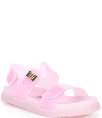 Steve Madden Girls' J-Mona-J Jelly Hook-and-Loop Sandals (Toddler)