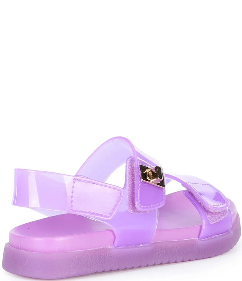 Steve Madden Girls' J-Mona-J Jelly Hook-and-Loop Sandals (Youth)