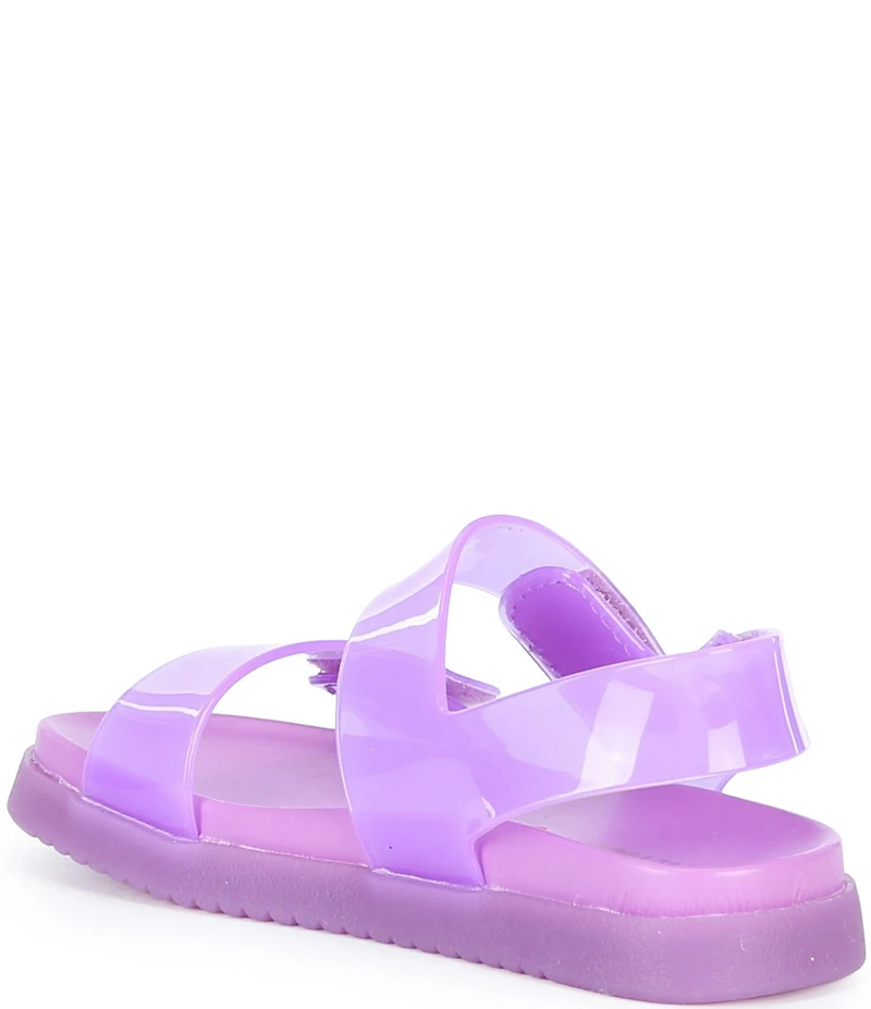 Steve Madden Girls' J-Mona-J Jelly Hook-and-Loop Sandals (Youth)