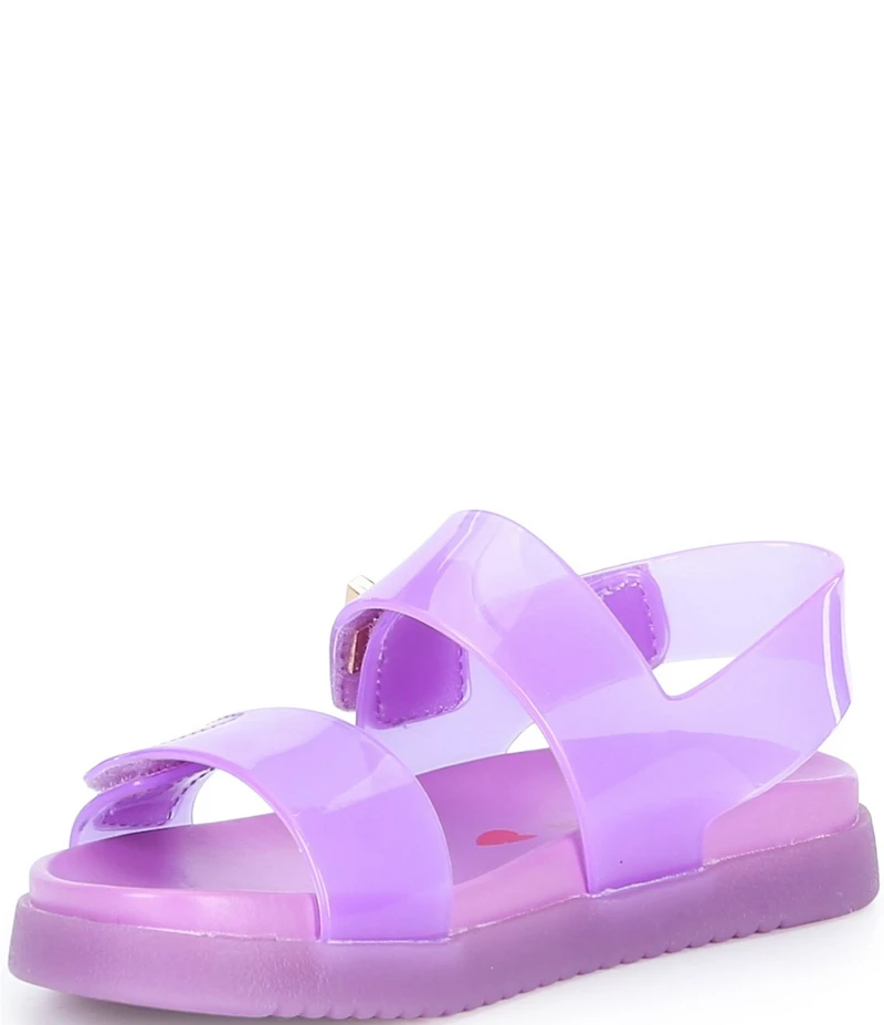 Steve Madden Girls' J-Mona-J Jelly Hook-and-Loop Sandals (Youth)