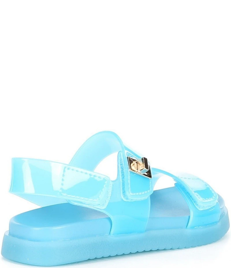 Steve Madden Girls' J-Mona-J Jelly Hook-and-Loop Sandals (Youth)