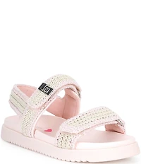 Steve Madden Girls' J-Mona Knit Crochet Sandals (Youth)
