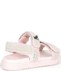 Steve Madden Girls' J-Mona Knit Crochet Sandals (Youth)